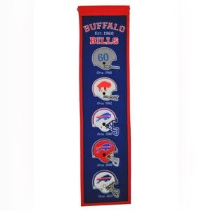 Buffalo Bills Heritage Banner, new in packaging